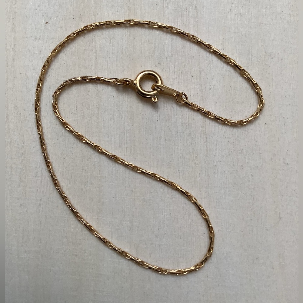 New vintage gold anklet